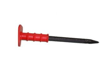 Kamnito dleto s konico in PVC pokrovom, dolžine 300 mm