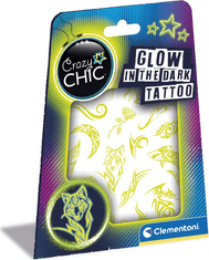 Clementoni Crazy Chic Glow in the Dark Tattoo