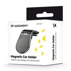 WOZINSKY MAGNETNI DRŽALNIK ZA TELEFON ZA VENTILACIJSKO REŠETKO, MOČAN PRETOK ZRAKA
