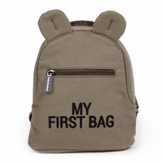 Childhome Otroški nahrbtnik My First Bag Platno kaki