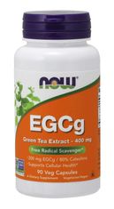 NOW Foods Ekstrakt zelenega čaja z EGCg, 400 mg, 90 zeliščnih kapsul