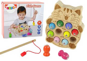 slomart Lesena igra Ribolov LEAN TOYS (2 palici)