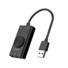 Orico Orico večnamenska zunanja zvočna kartica USB 2.0, 10 cm