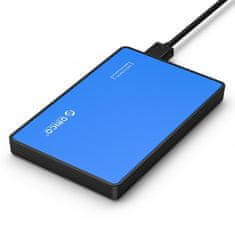 Orico ssd/hdd 2,5" sata iii zunanje ohišje za diske (modro)