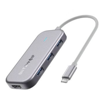Blitzwolf adapter 7w1 vozlišče blitzwolf bw-th5 usb-c