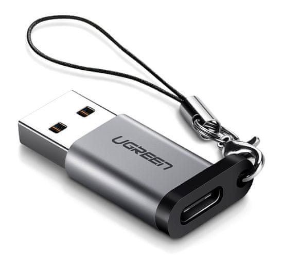 Ugreen adapter usb 3.0 na usb-c 3.1 pd zelen (siv)