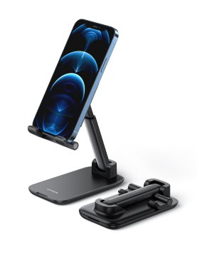 Ugreen lp373 stojalo, stojalo za telefon / tablični računalnik (črno)