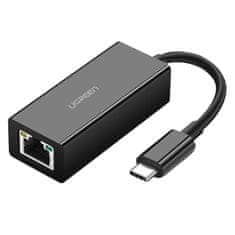 Ugreen zunanji gigabitni ethernetni adapter usb-c male (črn)