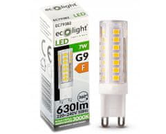ECOLIGHT LED žarnica - G9 - 7W - topla bela