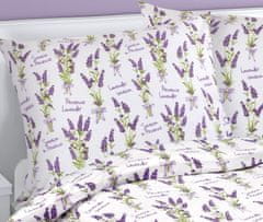 Bombažno posteljno perilo - 140x220, 70x90 cm - Lavender