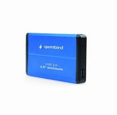 Gembird USB 3.0 zunanja škatla 2,5", modra