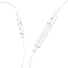 slomart žične slušalke v ušesih vipfan m14, usb-c, 1,1 m (bele)