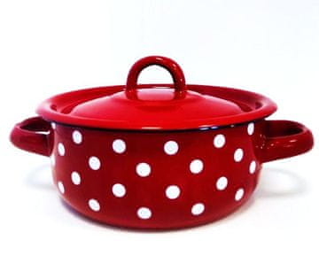 Toro LONEC S POKROVOM, EMAJLIRAN 1,5 L, DEKOR POLKA DOT