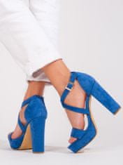 Amiatex Ženski sandal 92741, odtenki modre, 36