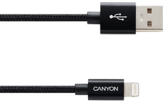 Canyon CFI-3 Lightning kabel, 5 W, 1 m, črn (CNE-CFI3B)