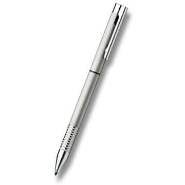 Lamy Twin Pen Logo Brushed Steel - 2-funkcijski svinčnik