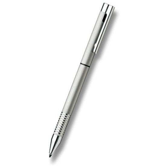 Lamy Twin Pen Logo Brushed Steel 2-funkcijski svinčnik