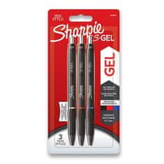 Sharpie S-Gel kroglično pero - 3 kosi