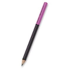 Faber-Castell Grafitni svinčnik Grip Jumbo Two Tone trdote HB, črna/rožnata