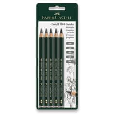 Faber-Castell Grafitni svinčnik Castell 9000 Jumbo 5 trdote