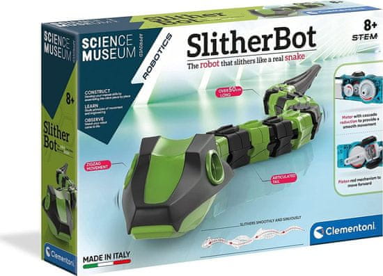 Clementoni Science&Play Robotics: SlitherBot - robot, ki se premika kot kača