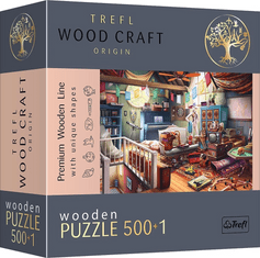 Trefl Wood Craft Izvor Puzzle Zakladi na podstrešju 501 kosov