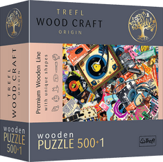 Trefl Wood Craft Origin Puzzle V svetu glasbe 501 kosov