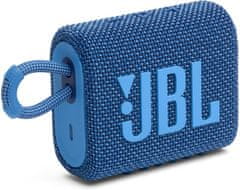 JBL GO3 Eco prenosni zvočnik, moder