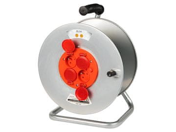 Blow 98-099# Kovinski kolut 4 vtičnice ip44