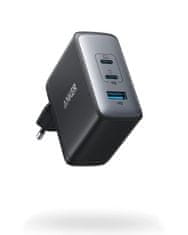 Anker 736 Nano II adapter, USB-C, USB-A, 100 W, črn (A2145G11)