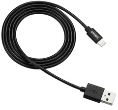 Canyon MFI-1 Lightning kabel, 12 W, 1 m, črn (CNS-MFICAB01B)