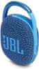 JBL Clip4 Eco prenosni zvočnik, moder
