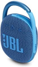 JBL Clip4 Eco prenosni zvočnik, moder