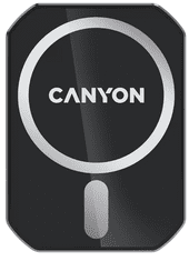 Canyon CM-15 avtomobilski nosilec, magnetni, brezžično polnjenje, črn (CNE-CCA15B01)