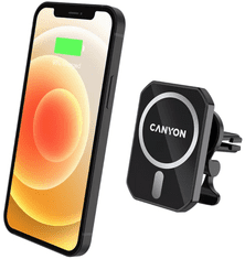 Canyon CM-15 avtomobilski nosilec, magnetni, brezžično polnjenje, črn (CNE-CCA15B01)
