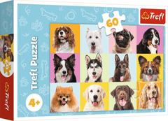 Trefl Ljubki psi Puzzle 60 kosov