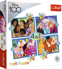 Trefl Puzzle Disney 100 let: (35,48,54,70 kosov)