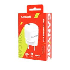 Canyon H-20-05 hišni polnilec, 20 W, PD, USB-C (CNE-CHA20W05)