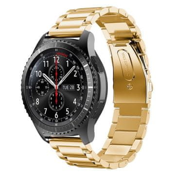 BStrap Stainless Steel pašček za Huawei Watch GT/GT2 46mm, gold