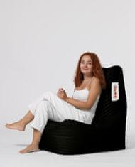 Atelier Del Sofa Vrtna vreča Bean Bag, Diamond - črna