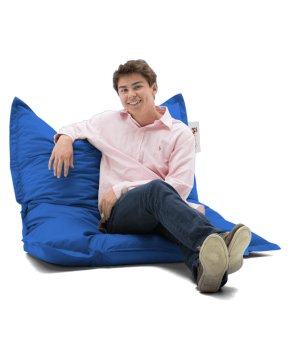 Atelier Del Sofa Vrtna vreča Bean Bag, blazina Pouf 100x100 - modra