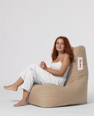 Atelier Del Sofa Vrtna vreča za fižol, Diamond - Mink