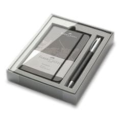 Faber-Castell Ambition Precious Resin kroglično pero, darilna škatla z zvezkom