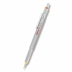 Rotring 800 Silver mehanski svinčnik, različne širine konice, konica 0,7 mm