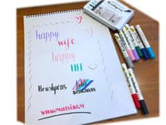 FOLIA Brushpens set Basic 4 kosi