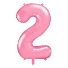 Moja zabava Balon številka 2 pink 