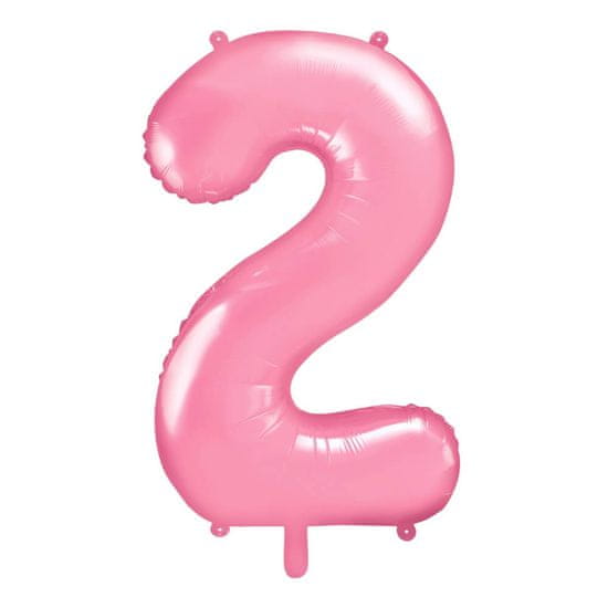 Moja zabava Balon številka 2 pink