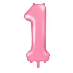 Moja zabava Balon številka 1 Pink 