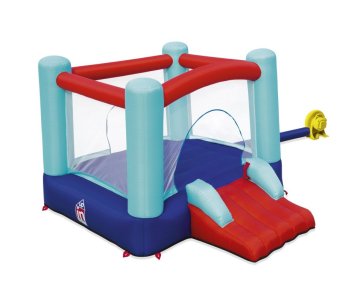 Bestway 53310 Napihljiv skakanje počivališče s toboganom Pomlad 2,5 x 2,1 x 1,52 m