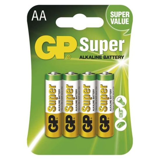 GP Batteries Alkalna baterijo GP 1,5V AA 4 kom
